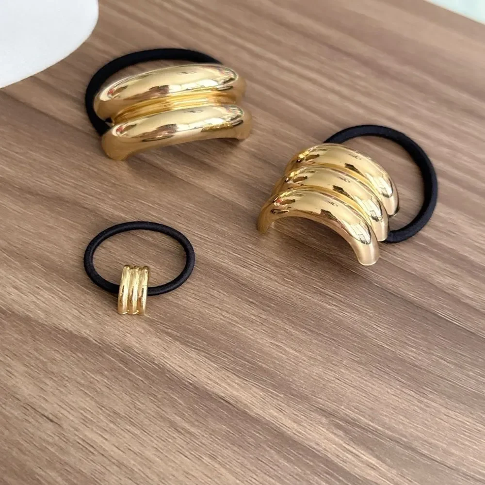 Elegant Gold Hair Cuffs Q87